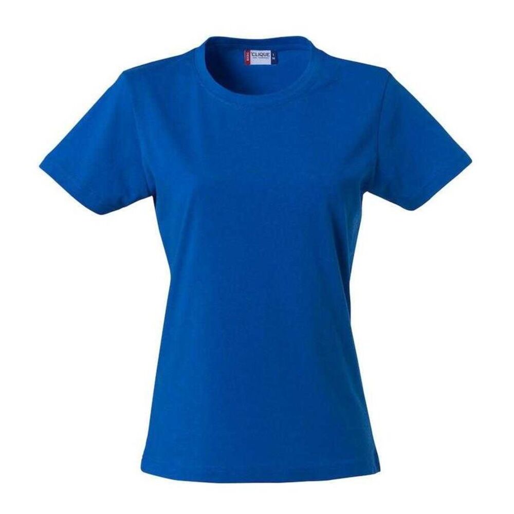 Clique Womens/Ladies Plain T-Shirt / Royal Blue